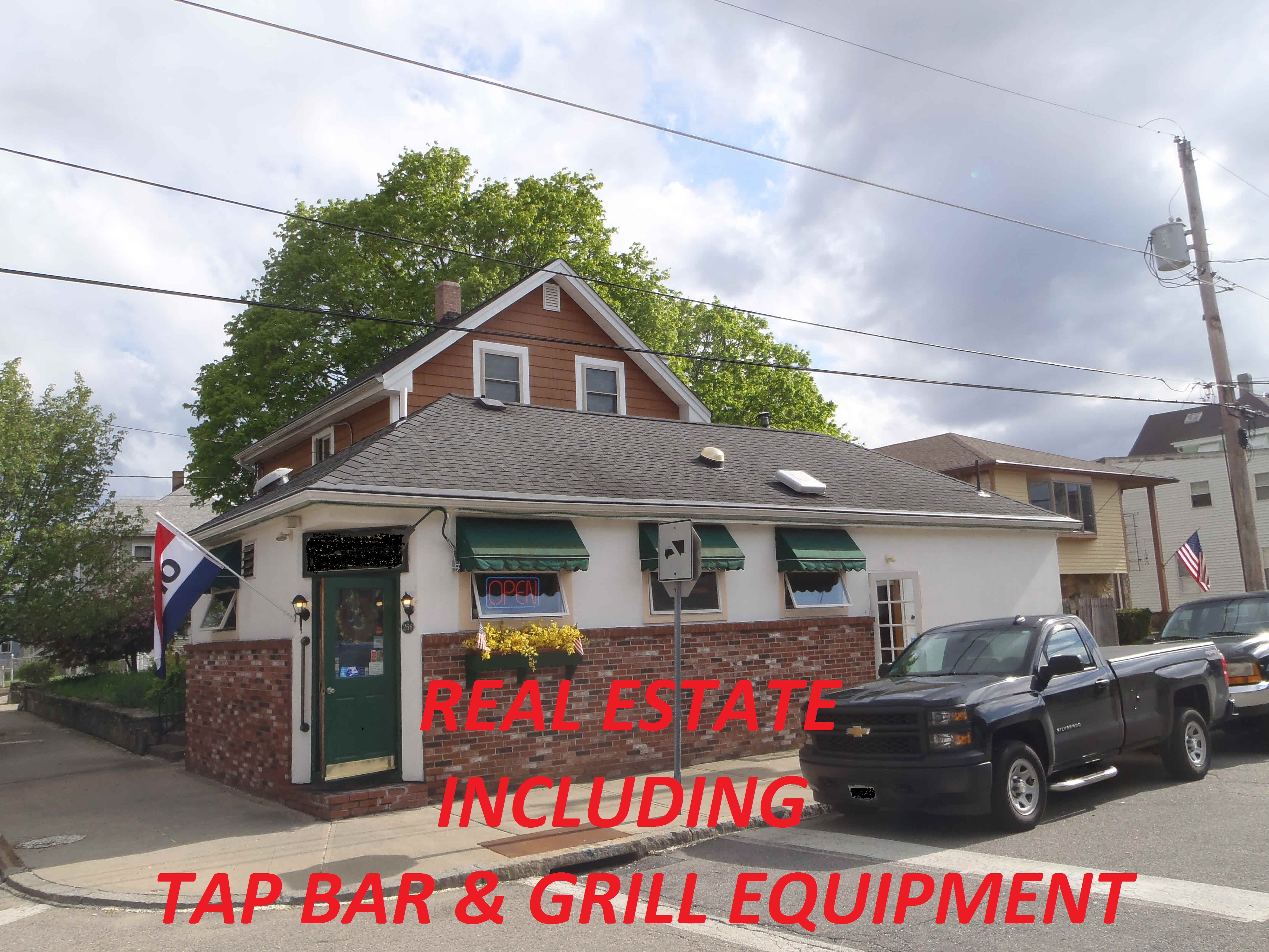 commercial real estate presently utilized as a tap bar grill